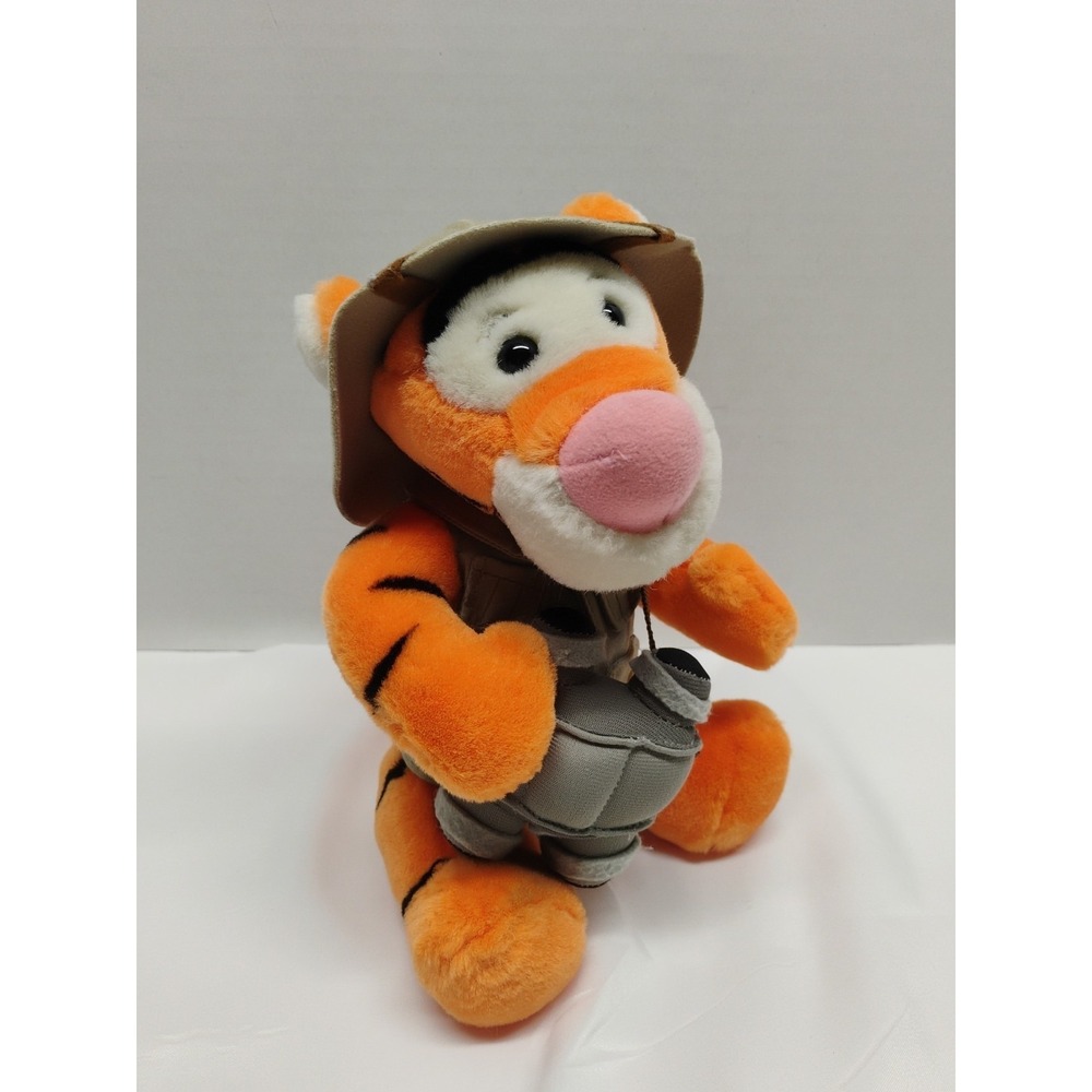 WALT DISNEY WORLD PLUSH SAFARI TIGGER ANIMAL KINGDOM JUNGLE SAFARI Beanie 9"